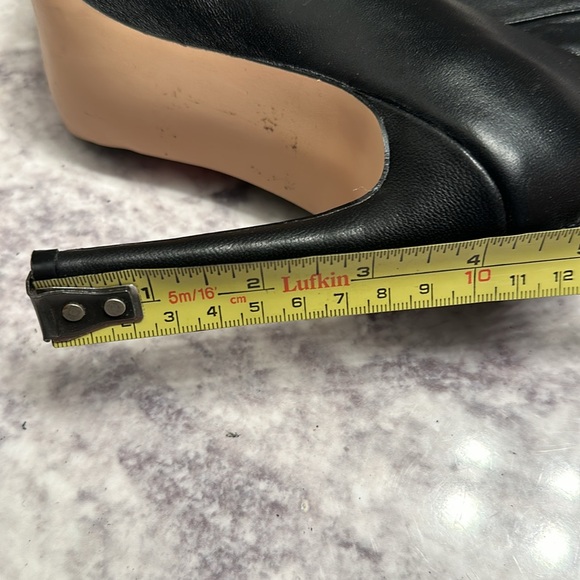 Steve Madden Vira Bootie Black Red and Blue Stripe Size 6.5 - Picture 6 of 6